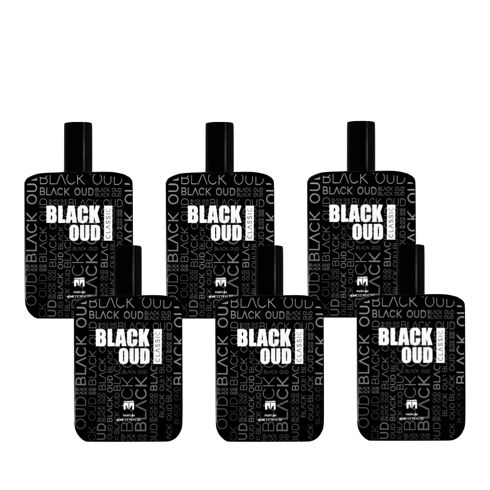 6-Pack Motala Black Oud Classic Eau De Parfum 80ml