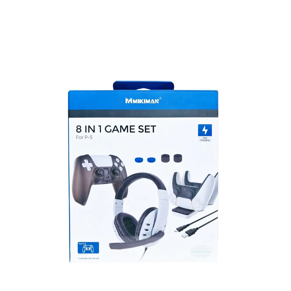 MIKIMAN 8 in 1 Game Set for PS5