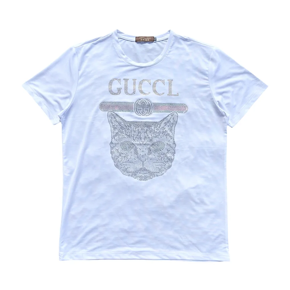 Carty & Liont GUCCL Glitz White Crewneck T-shirt