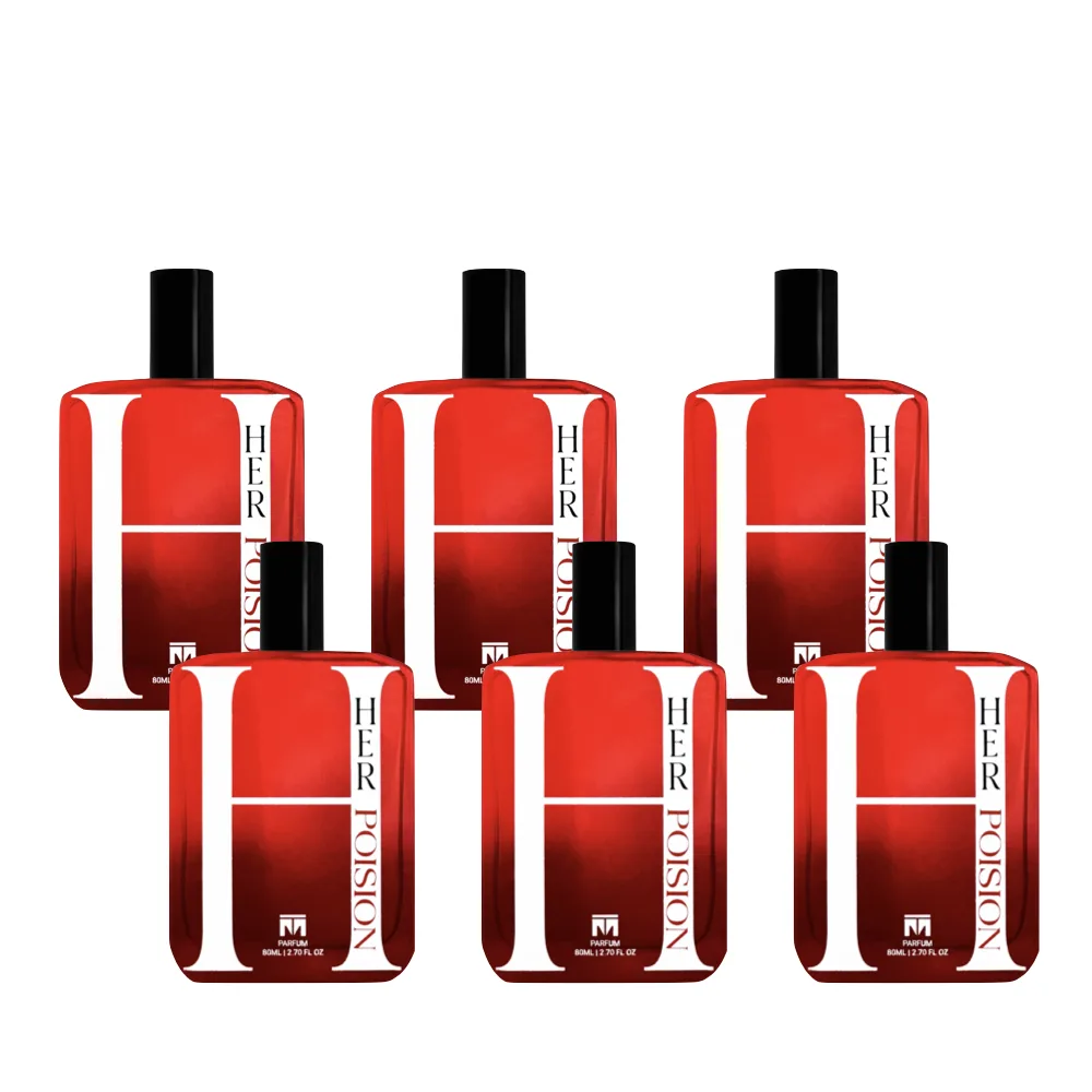 6-Pack Motala Perfumes Her Poison Eau De Parfum 80ml