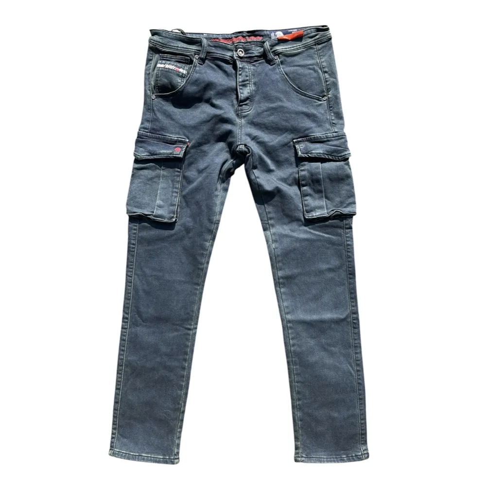 Urban Cargo Dark Wash Denim Jeans
