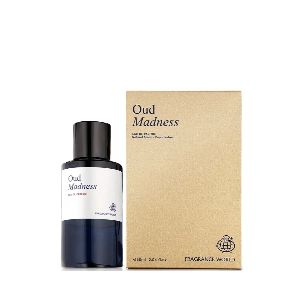 Fragrance World Oud Madness Eau De Parfum 60ml - Arabian Dubai Perfumes