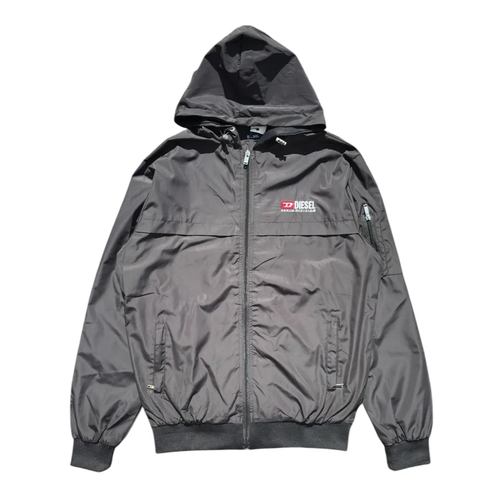 Diesel DSL Stealth Black Windbreaker Jacket