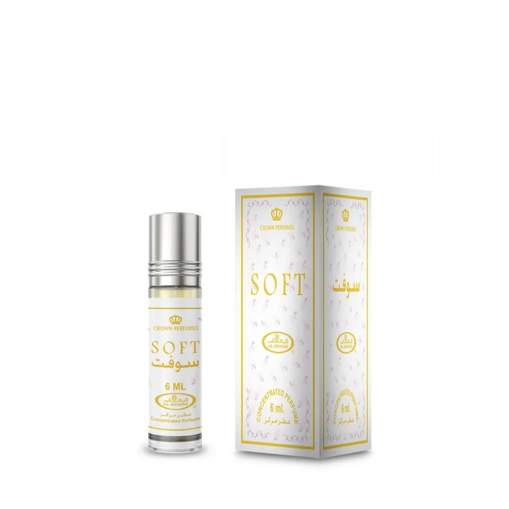 Al-Rehab Crown Perfumes Soft Concentrated Attar Oil Parfum 6ml