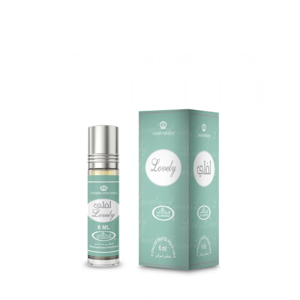 Al-Rehab Crown Perfumes Lovely Concentrated Attar Oil Parfum 6ml