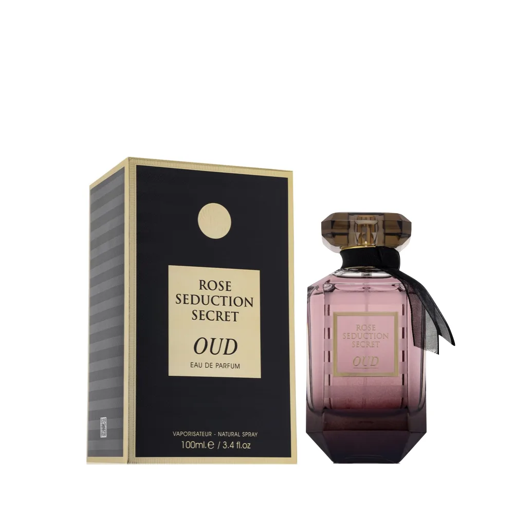 Fragrance World Rose Seduction Secret Oud Eau De Parfum - Arabian Dubai Perfumes - Bombshell Sundrenched