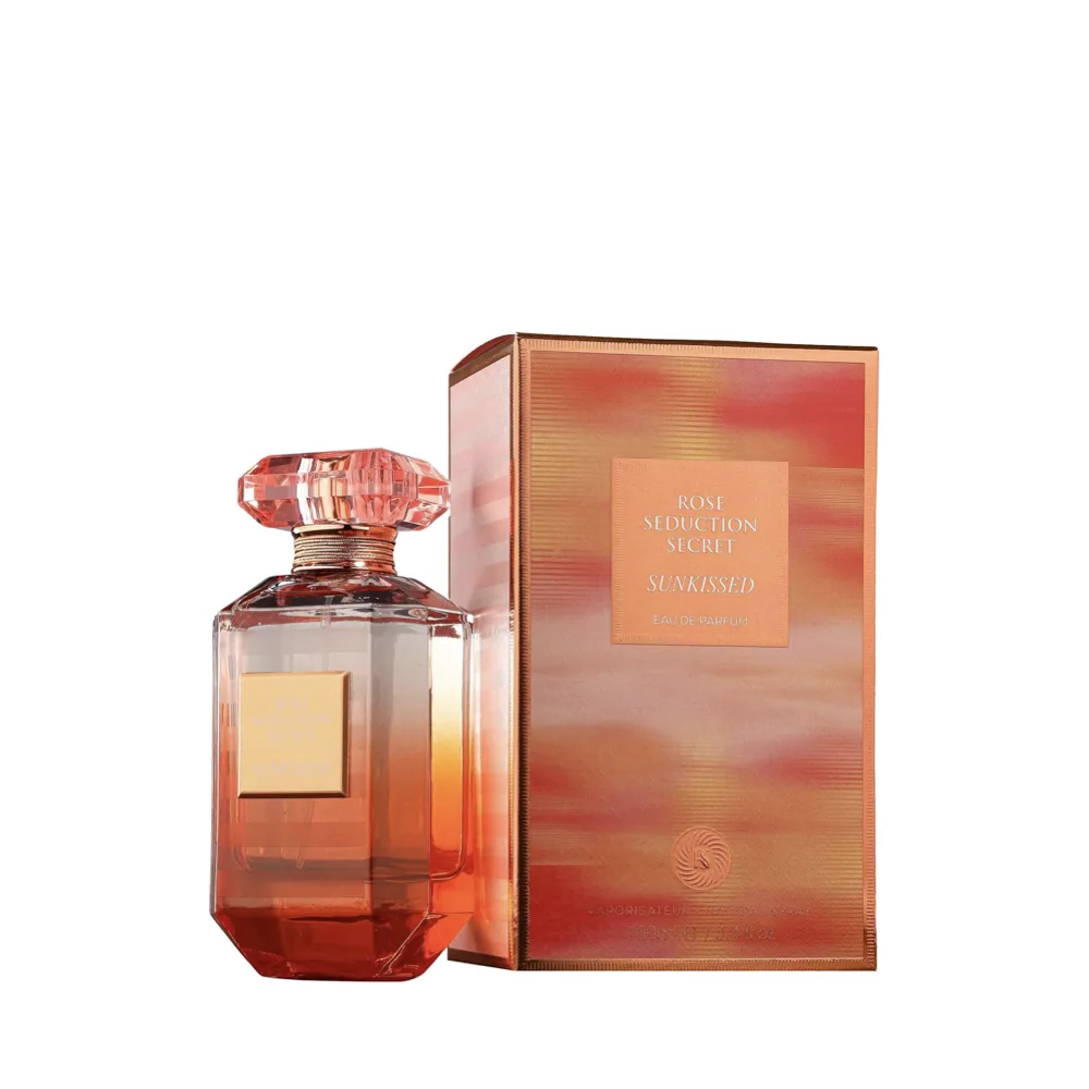 Fragrance World Rose Seduction Secret Sunkissed Eau De Parfum - Arabian Dubai Perfumes - Bombshell Sundrenched