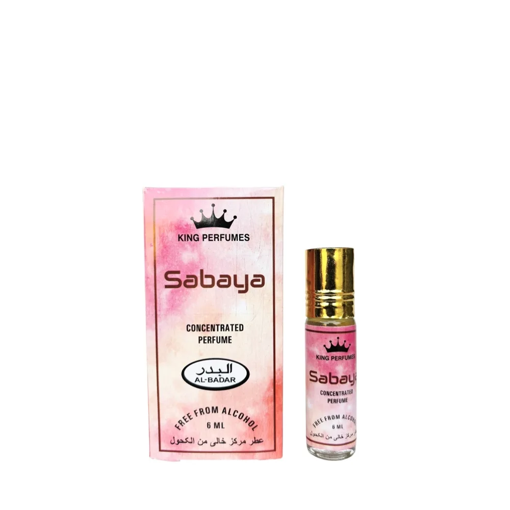 Al-Badar King Perfumes Sabaya Concentrated Oil Parfum 6ml - Arabic Dubai Perfumes