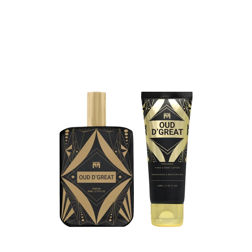 Oud D' Great Perfume + Lotion Combo - Motala Perfumes