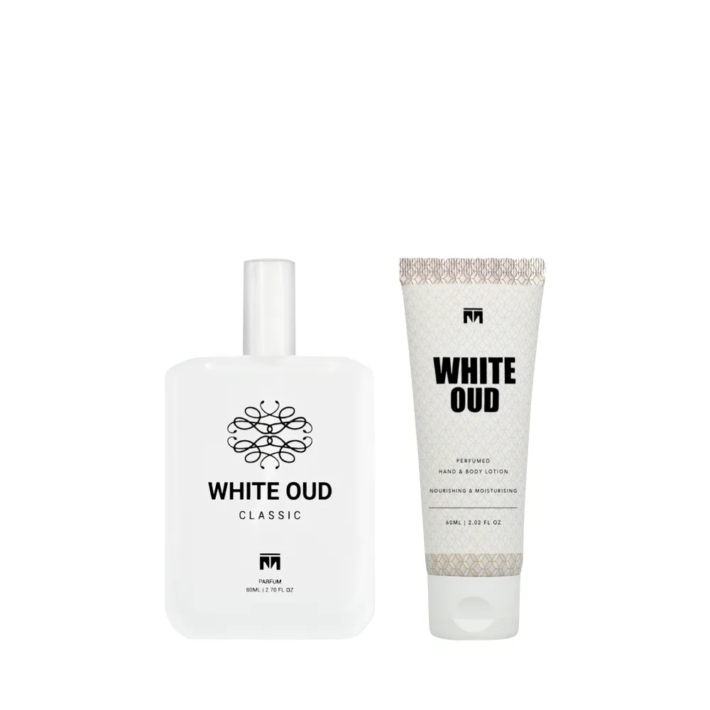 White Oud Classic Perfume + Lotion Combo - Motala Perfumes