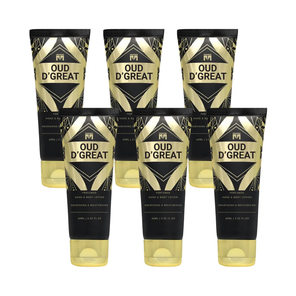 6-Pack Oud D' Great Perfumed Hand & Body Lotion - Motala Perfumes