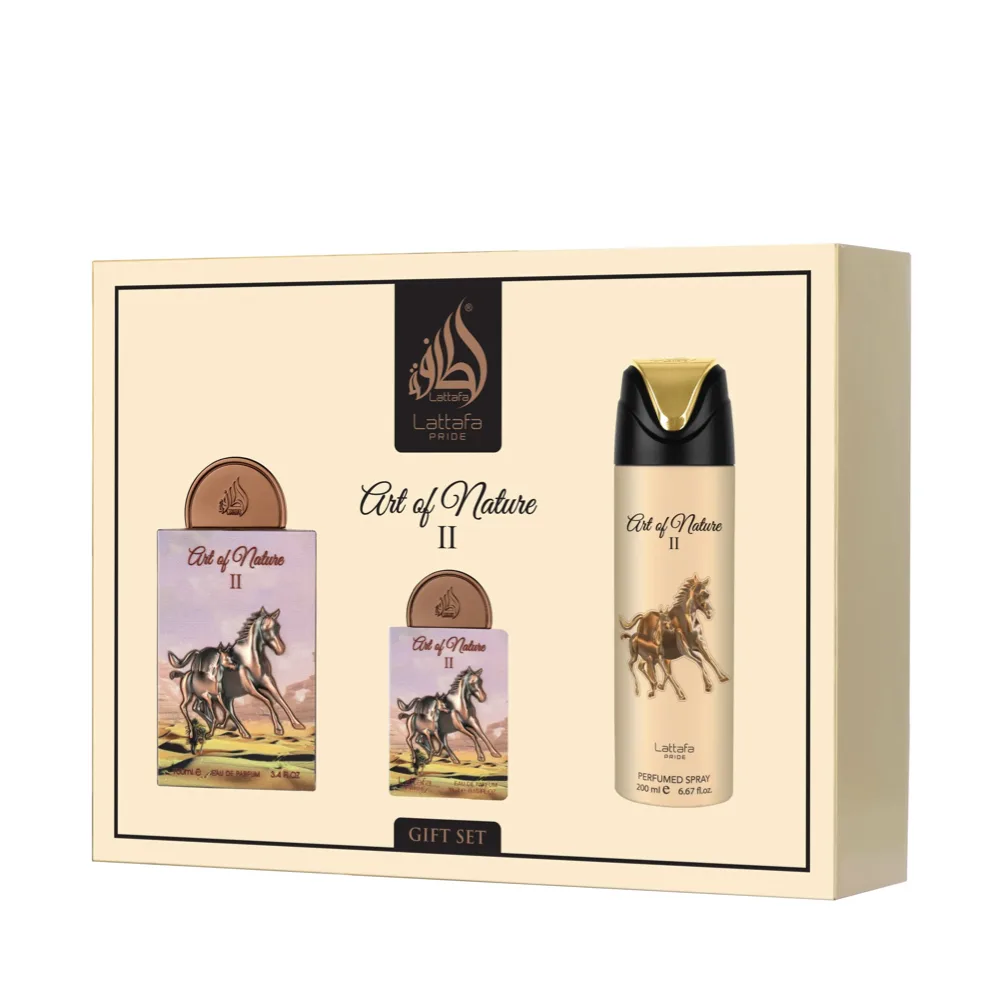 Art Of Nature II Giftset 3pc by Lattafa Pride Perfumes