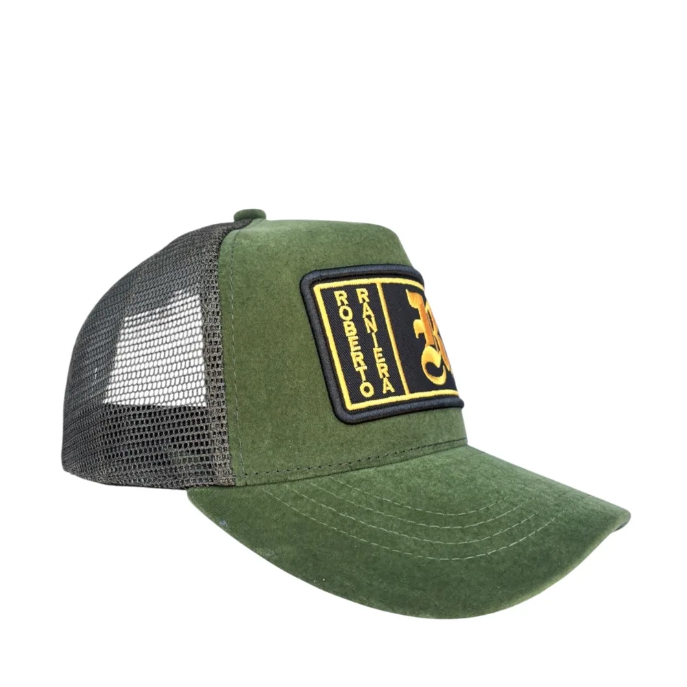Velvet Monarch Field Trucker Cap by Roberto Raniera