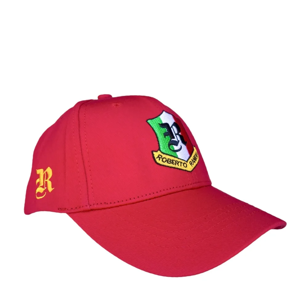 Italian Rosso Baseball Cap by Roberto Raniera