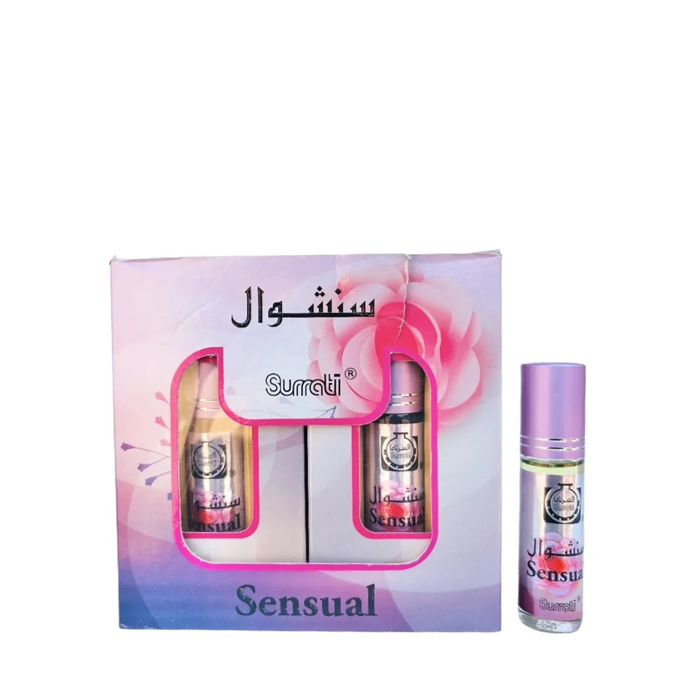6-Pack Sensual Concentrated Oil Perfume 6ml by Surrati