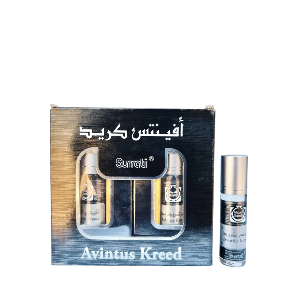 6-Pack Avintus Kreed Concentrated Oil Perfume 6ml by Surrati - Arabic Dubai Perfumes