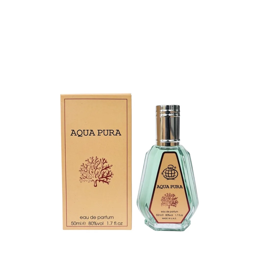 Aqua Pura Eau De Parfum 50ml by Fragrance World - Megamare by Orto Parisi
