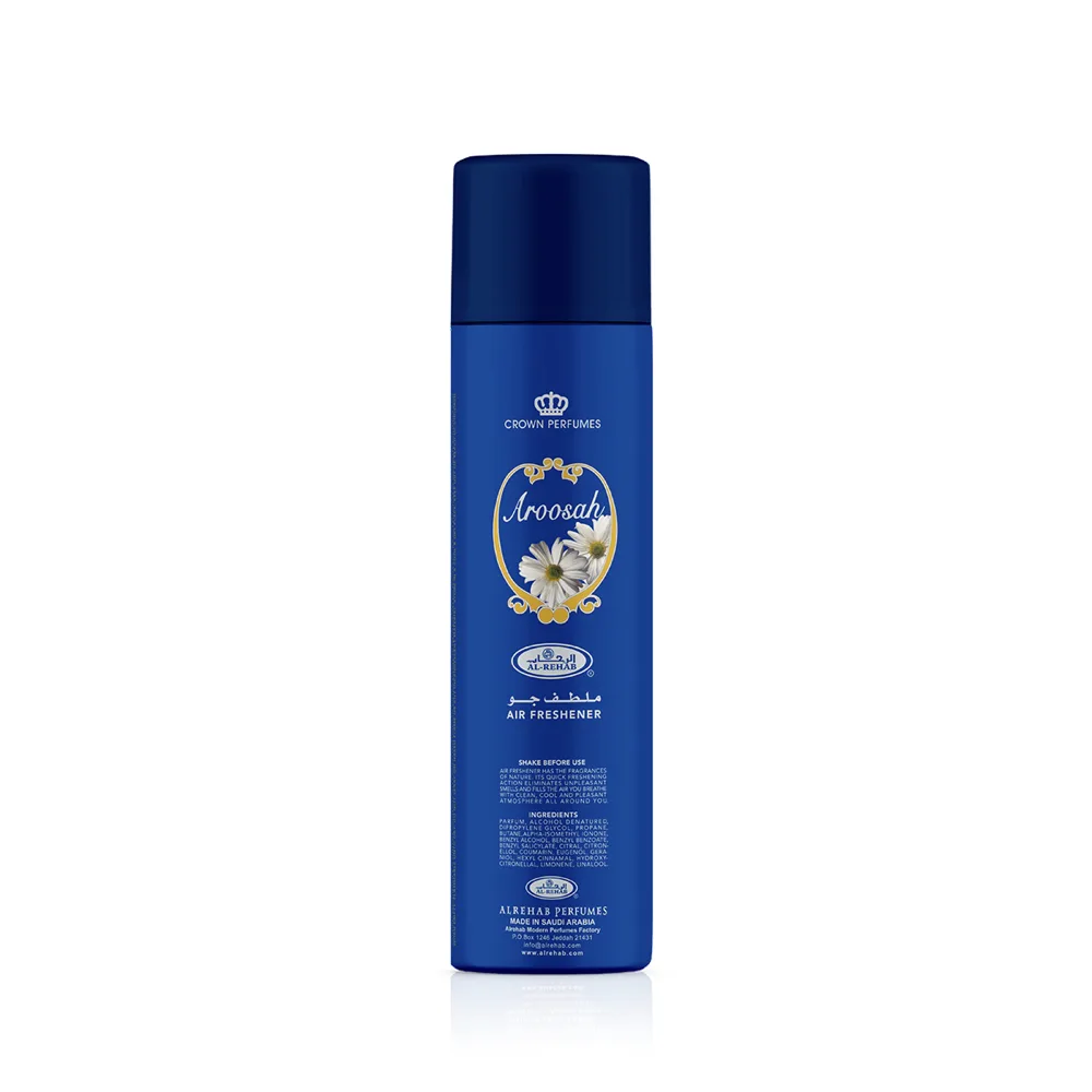 Aroosah Crown Perfumes Air Freshener 300ml - Al-Rehab