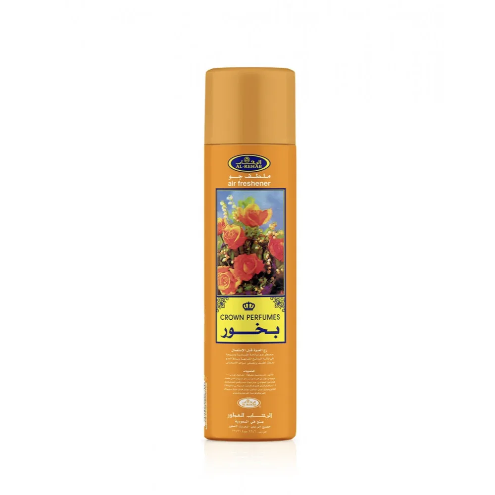 Bakhour Crown Perfumes Air Freshener 300ml - Al-Rehab