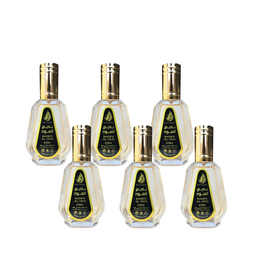 6-Pack Bade’e Al Oud – Oud For Glory Eau De Parfum 50ml by Ard Al Zaafaran