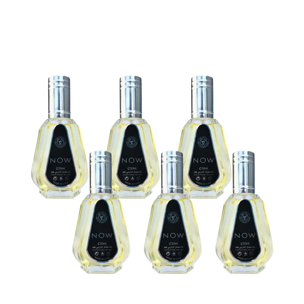 6-Pack Now Eau De Parfum 50ml by Fragrance World - Arabic Dubai Perfumes
