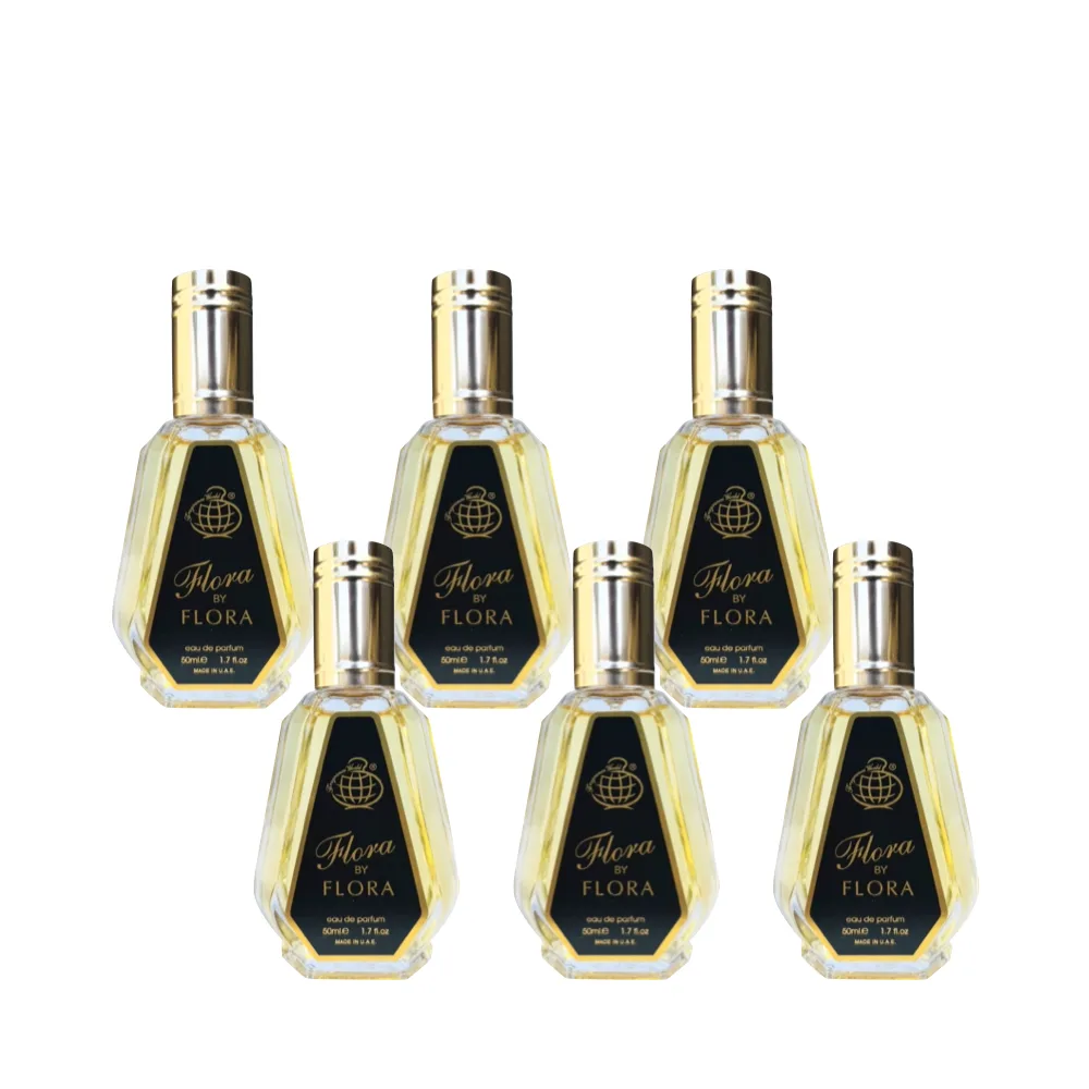 6-Pack Flora By Flora Eau De Parfum 50ml by Fragrance World - Arabic Dubai Perfumes
