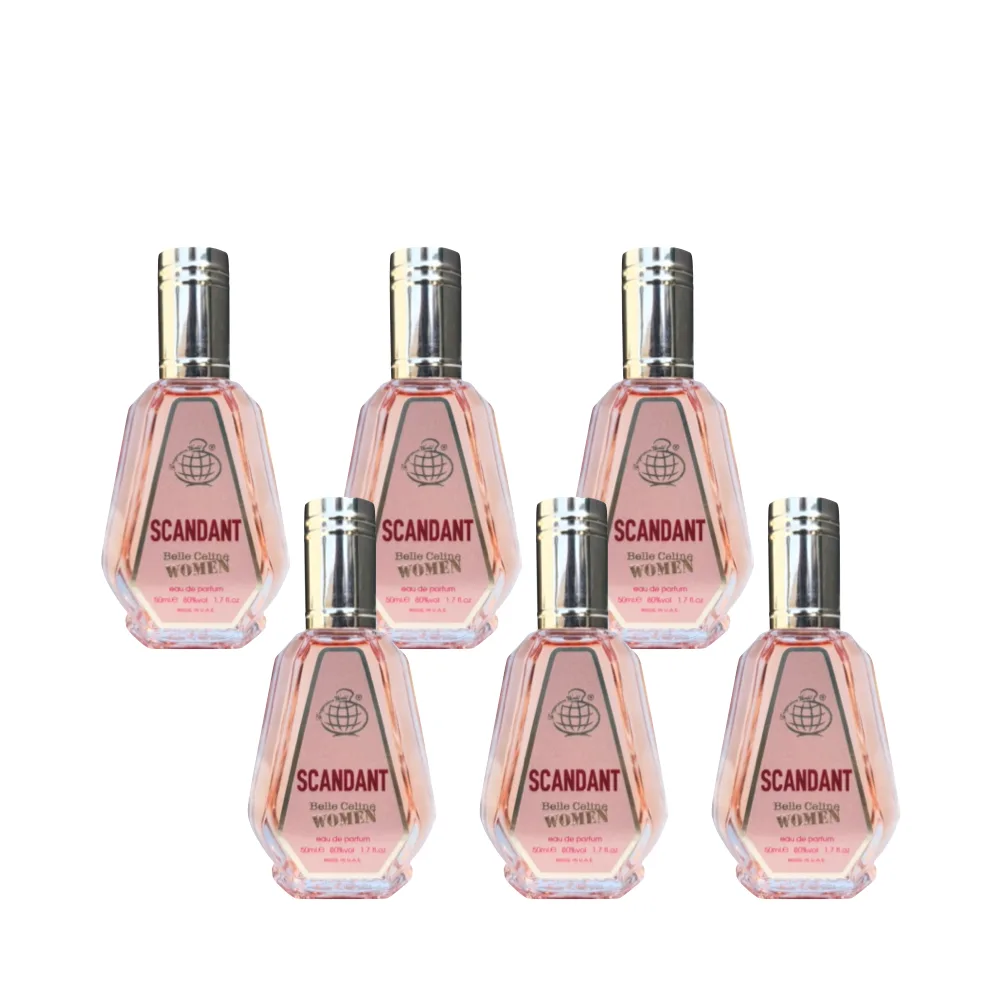 6-Pack Scandant Belle Celine Women Eau De Parfum 50ml by Fragrance World
