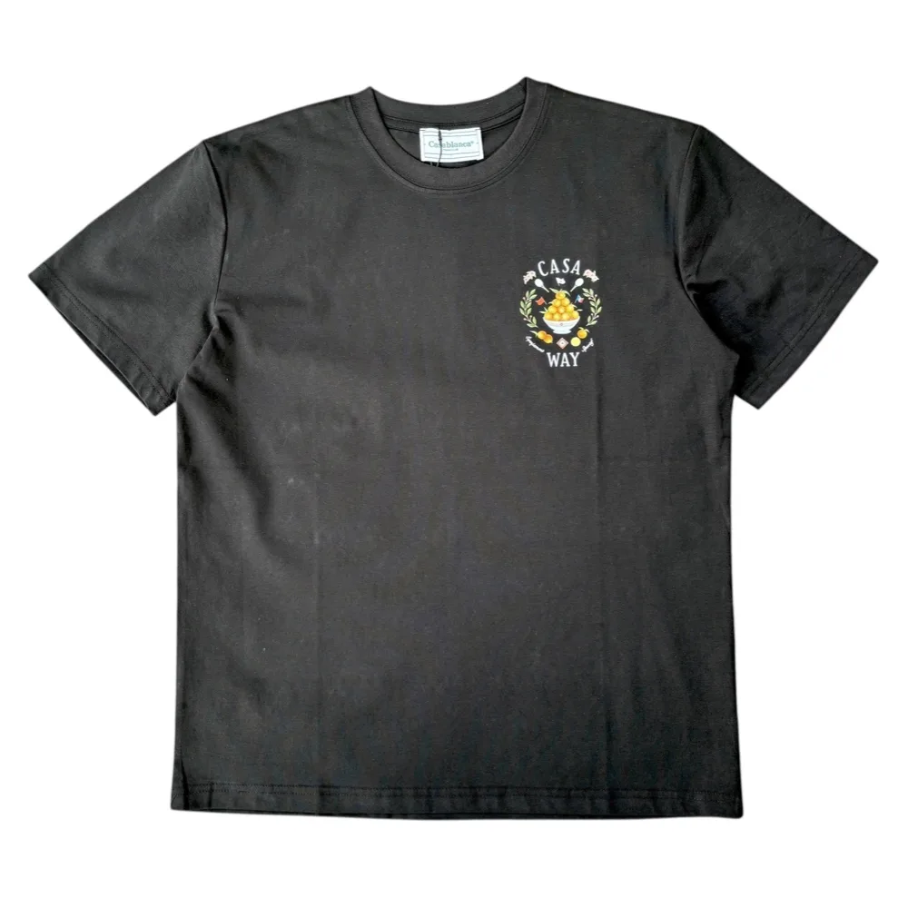 Casa Way Citrus Sport Black T-Shirt - Casablanca