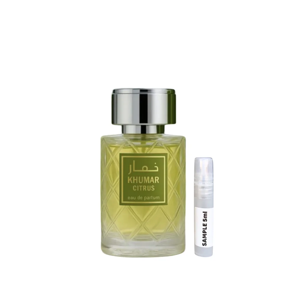 Khumar Citrus Eau De Parfum Sample 5ml by Al Wadi Khaleej - Arabic Dubai Perfumes