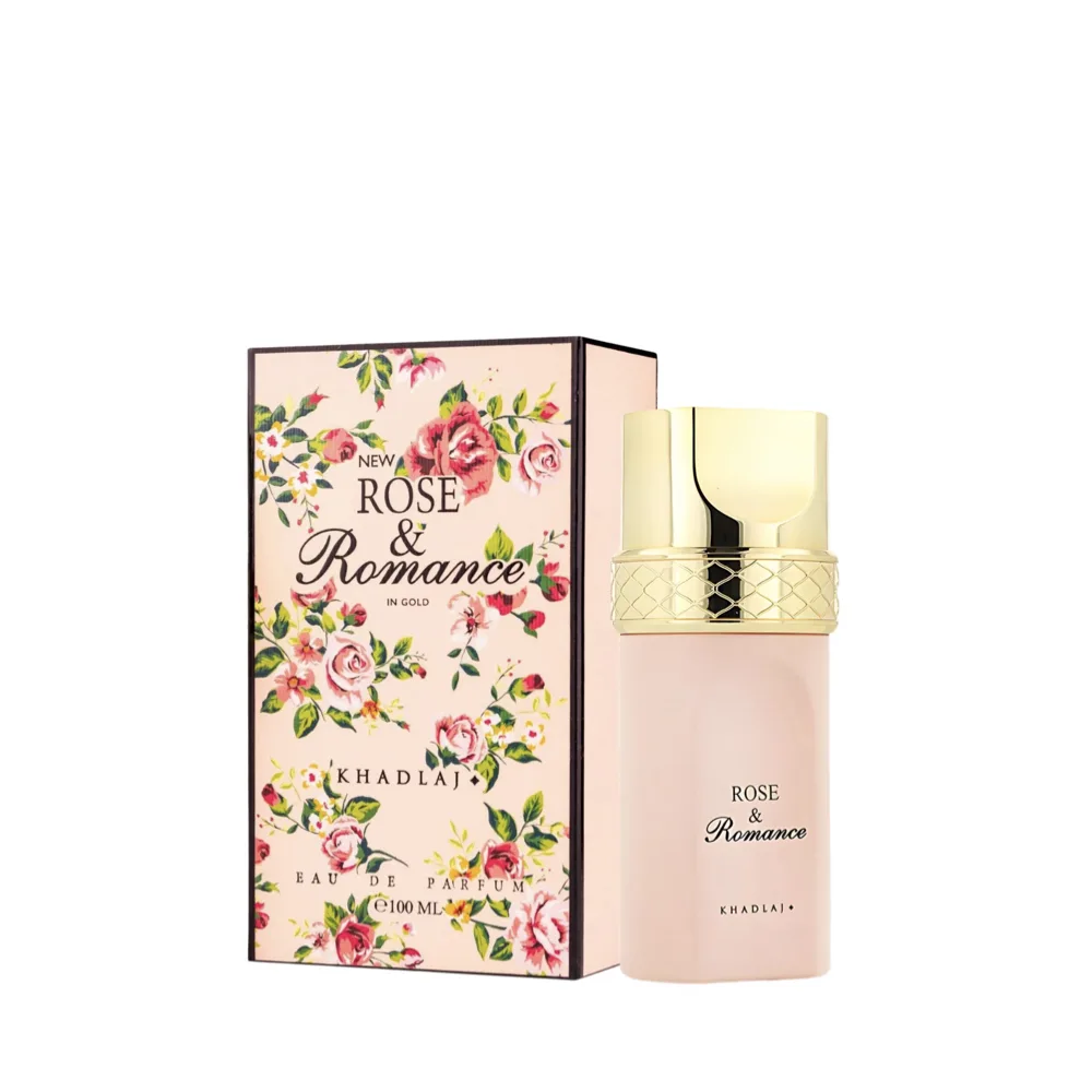 Rose & Romance Eau De Parfum 100ml by Khadlaj Perfumes - Arabic Dubai Perfumes