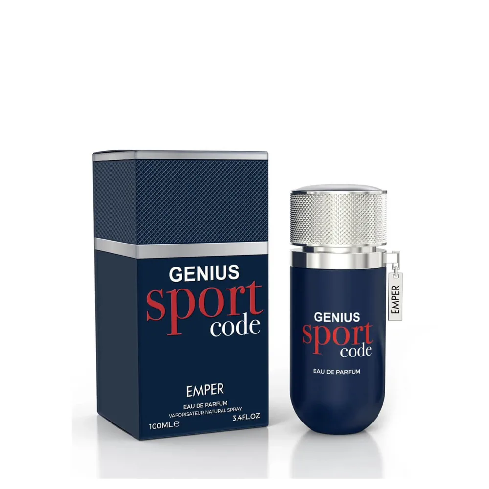Genius Sport Code Eau De Parfum 100ml by Emper - Arabic Dubai Perfumes