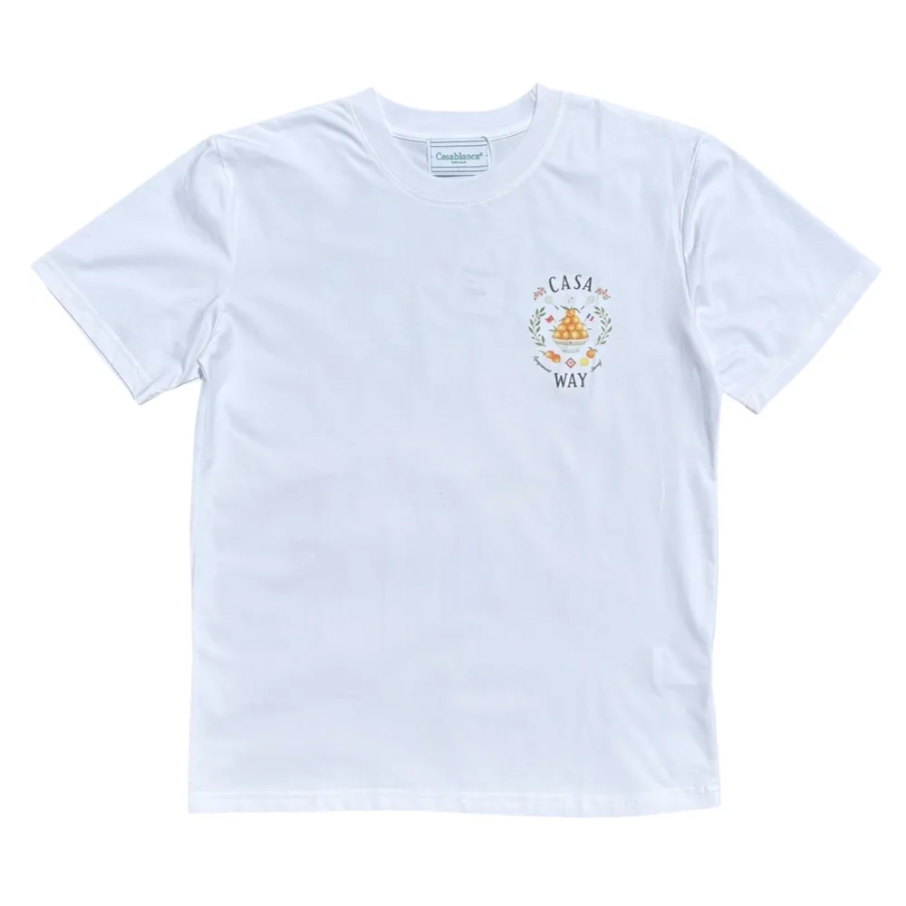 Casa Way Citrus Sport White T-Shirt - Casablanca