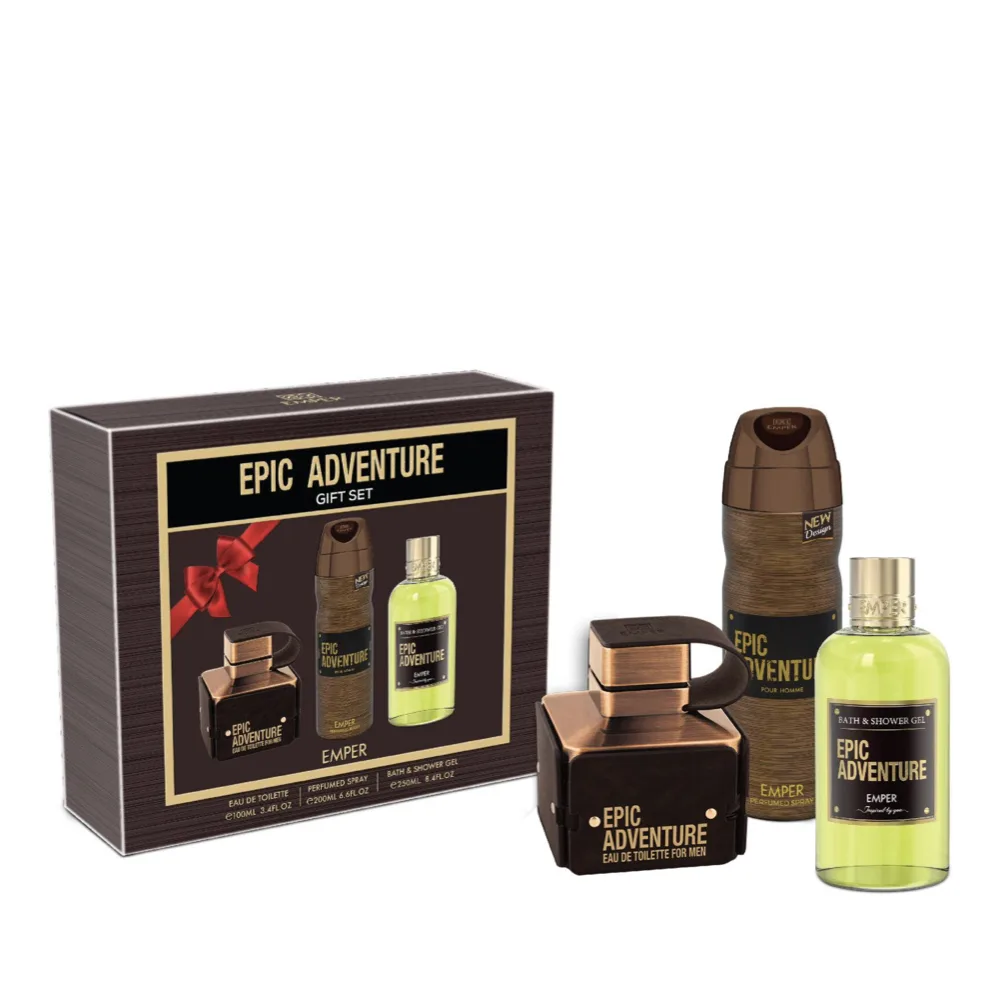 Epic Adventure Giftset 3pc by Emper - Arabic Dubai Perfumes