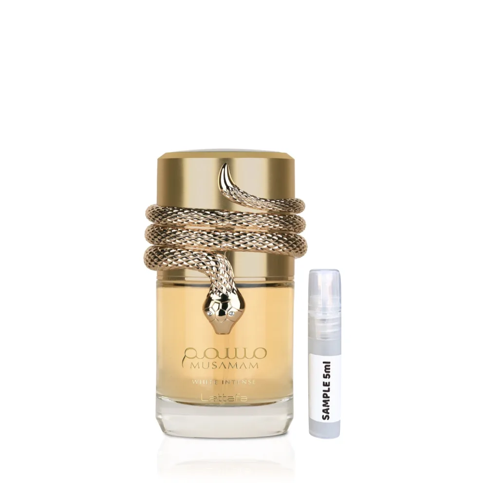 Musamam White Intense Eau De Parfum 5ml by Lattafa - Arabic Dubai Perfumes