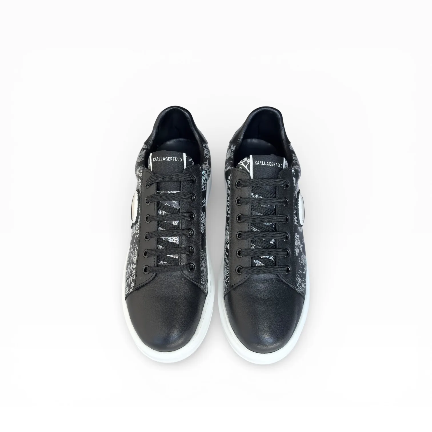 K/Ikonik Midnight Garden Platform Sneakers - KARL LAGERFELD