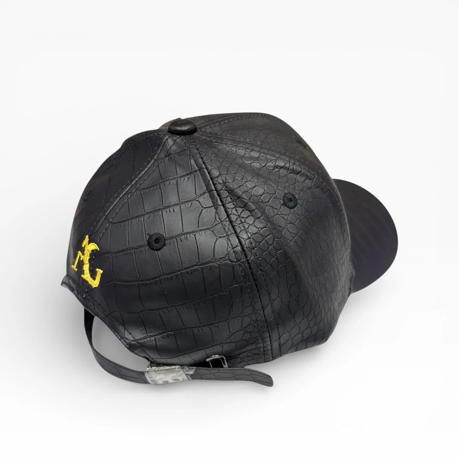 AG Golden Laurel Black Baseball Cap - Angelo Galasso