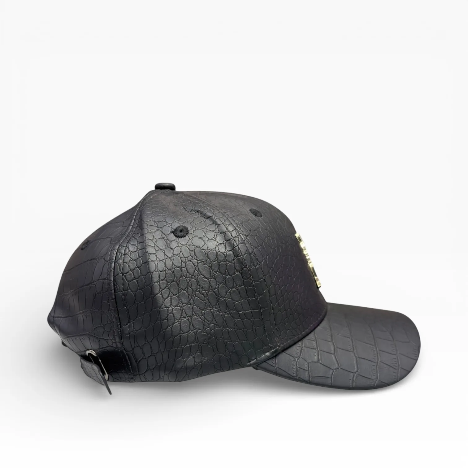 AG Golden Laurel Black Baseball Cap - Angelo Galasso