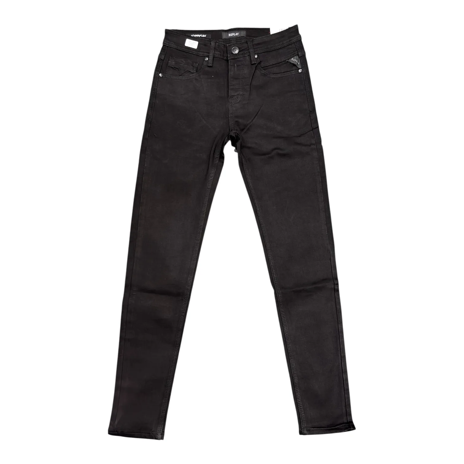 Onyx Hyperflex Denim Jeans - Replay - Hyperflex White Weft Edition