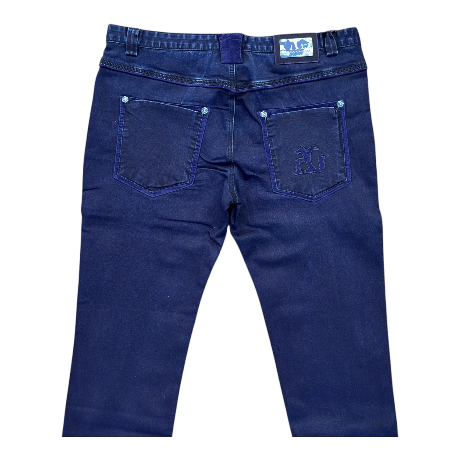 AG Signature Indigo Classic Denim Jeans - Angelo Galasso