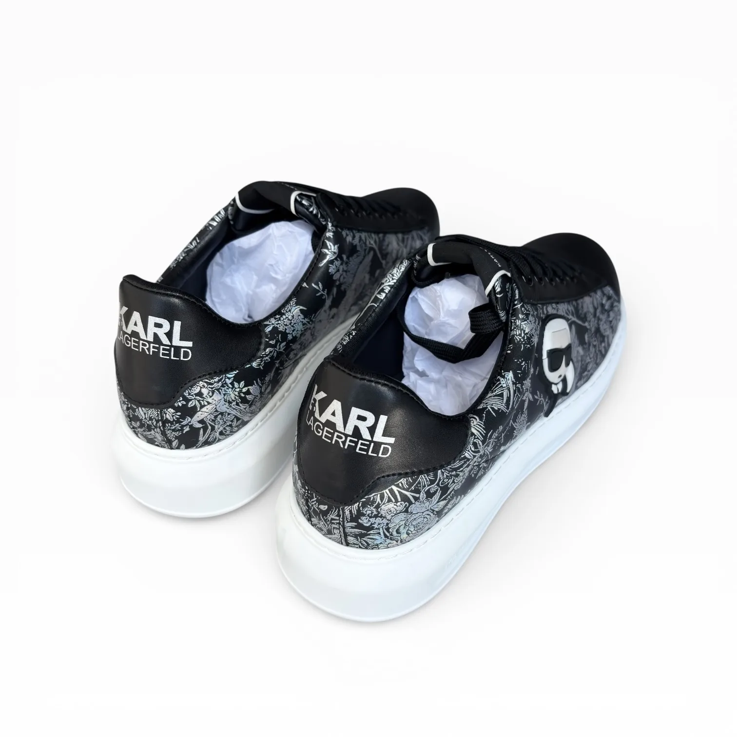 K/Ikonik Midnight Garden Platform Sneakers - KARL LAGERFELD