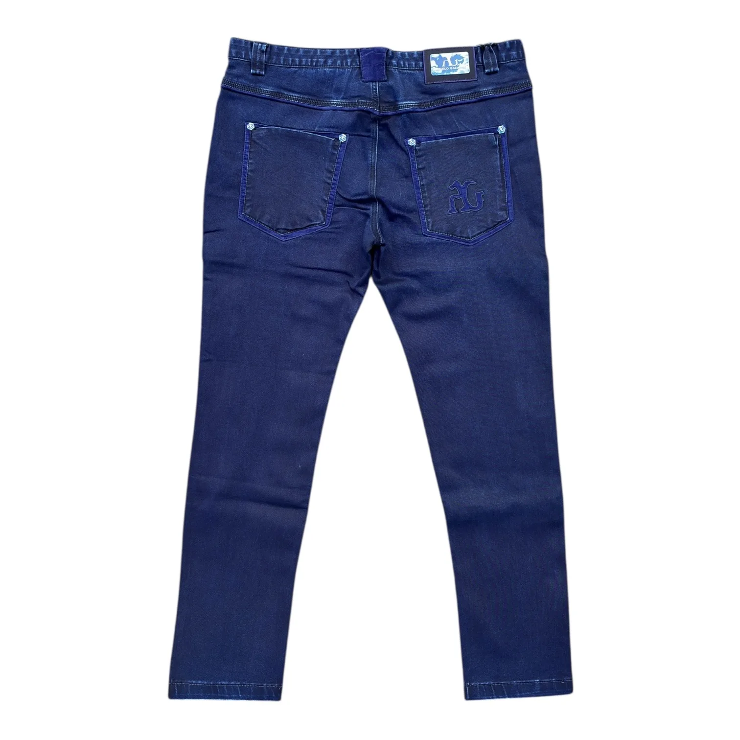 AG Signature Indigo Classic Denim Jeans - Angelo Galasso
