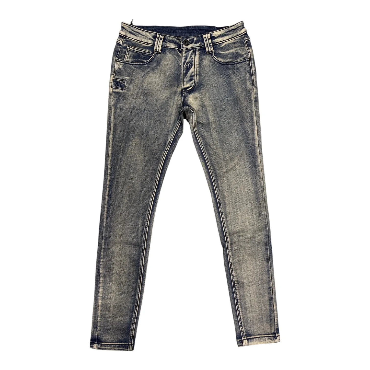 AG Blue Vintage Slim Denim Jeans - Angelo Galasso