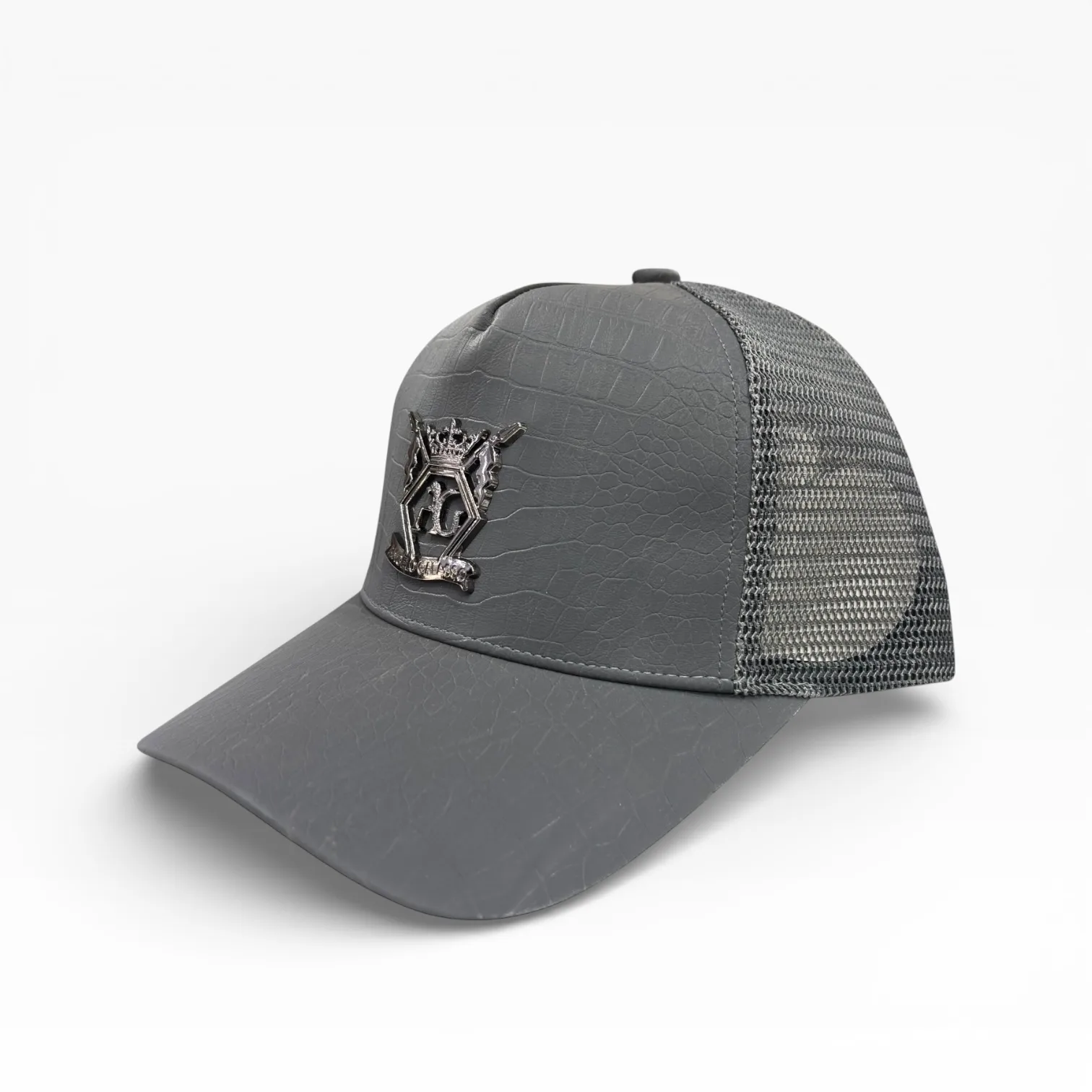 AG Grey Monarch Trucker Cap - Angelo Galasso