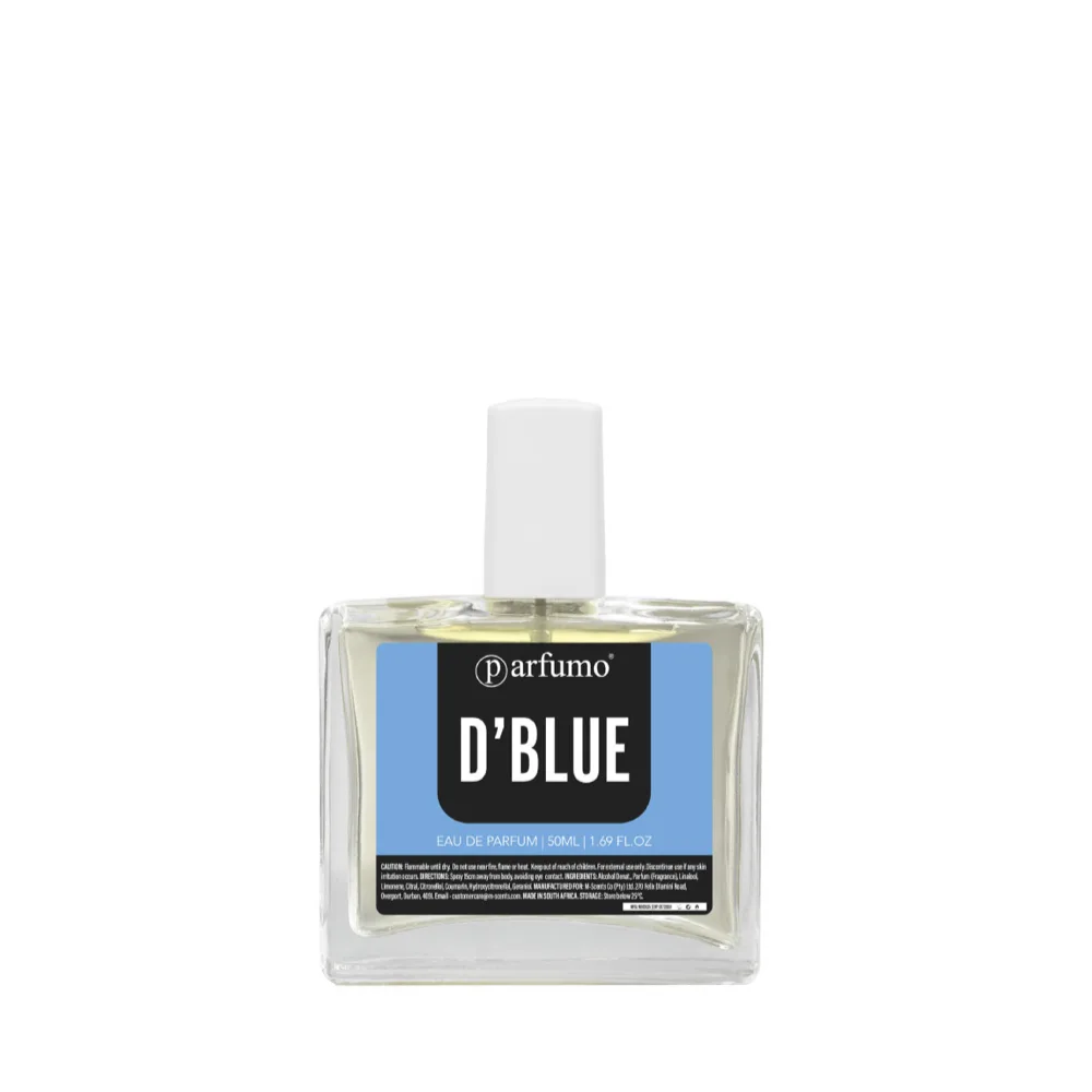 D' Blue Eau De Parfum 50ml by Parfumo - Motala Perfumes