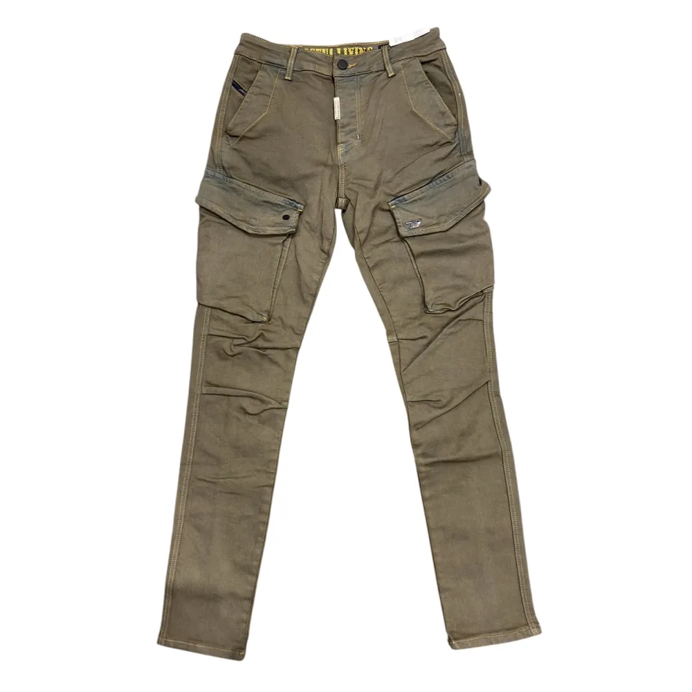 Desert Dust Slim Cargo Denim Jeans - Diesel