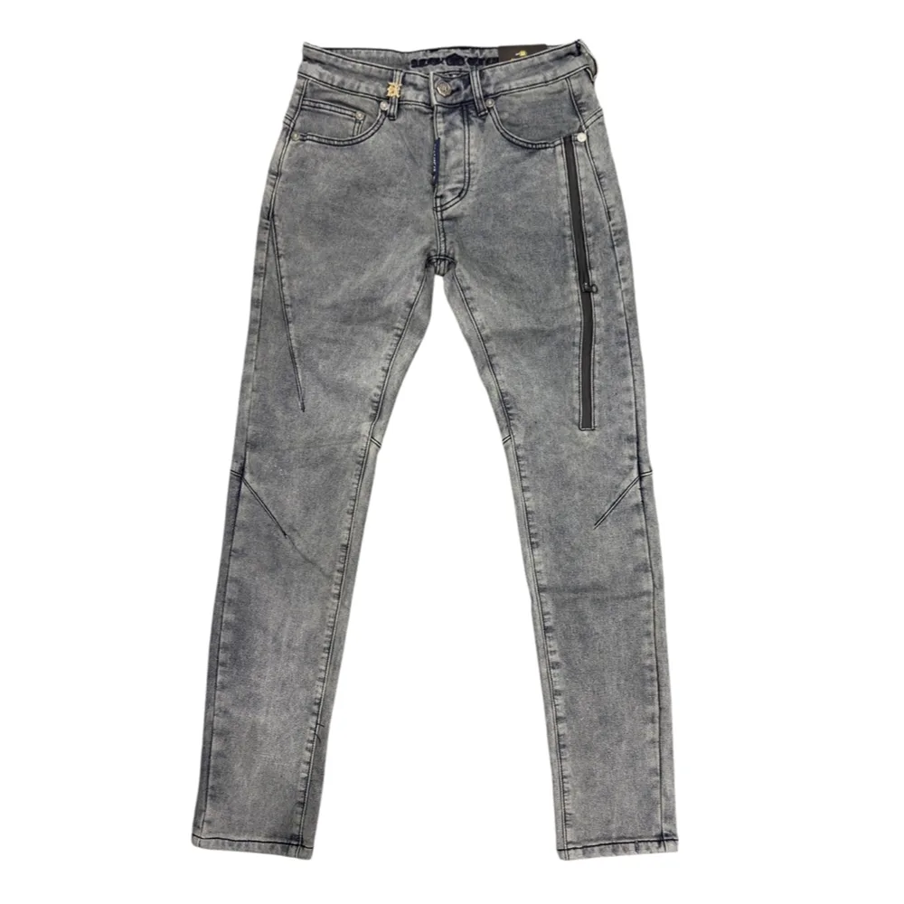 Stone Rider Slim Grey Denim Jeans - DMax
