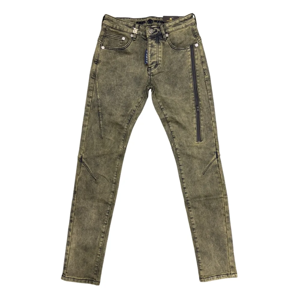 Venom Slim Olive Denim Jeans - DMax