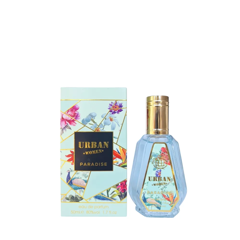 Urban Women Paradise Eau De Parfum 50ml by Fragrance World - Arabic Dubai Perfumes