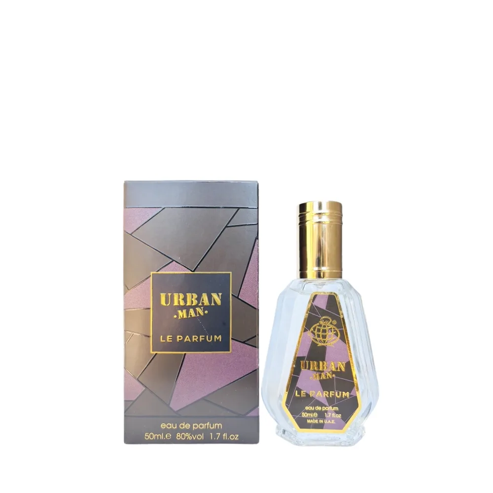 Urban Man Le Parfum Eau De Parfum 50ml by Fragrance World - Arabic Dubai Perfumes