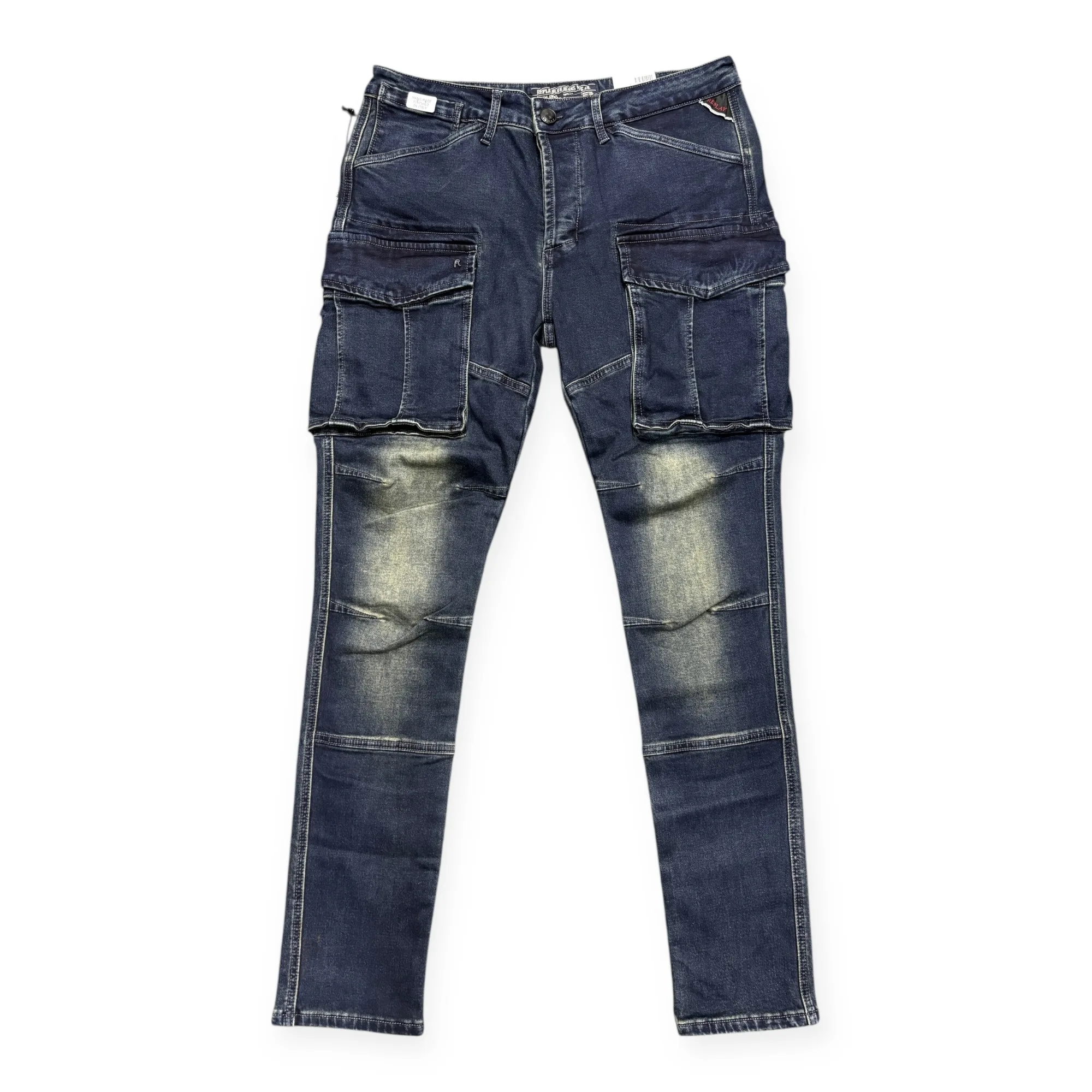 Vanguard Cargo Relic Indigo Denim Jeans
